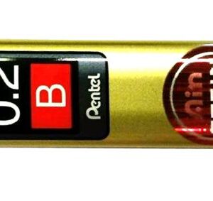 Стрижні у наборі для мех олівців Pentel Ain Stein B  0,2мм 20шт.
