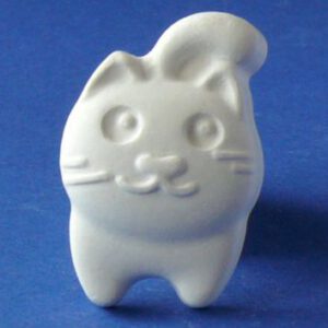 КОТИК №6 для декор.панно (гіпс) 3,6х1,4см