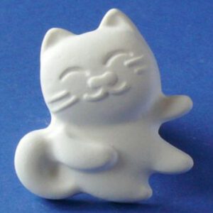 КОТИК №7 для декор.панно (гіпс) 4х3,3см