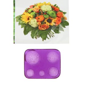 Молд пластик "Серединка цветов" МИКС 8х8см /st-0053-1