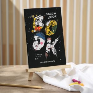 Блокнот д/рисования 100гр книжк.форм."Арт-зависимость" 16арк.А5