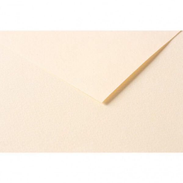 R Папір д/пастелі 160гр др.зерно 100%цел. Tulipe Clairefontaine 50х65см упак.25арк.СЛОНОВА КІСТКА