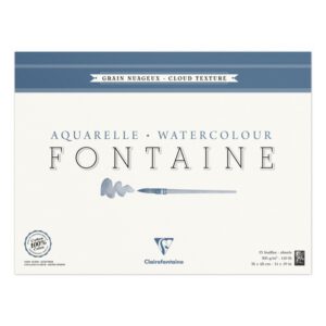 *Склейка д/акварелі 300г сер.зерно 100%бав.Watercolpad Clairefontaine 15арк.36х48