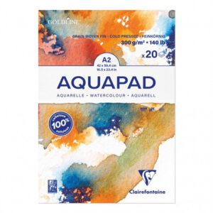 *Склейка д/акварелі 300г MFзерно цел.Aqua Clairefontaine 20арк.А2