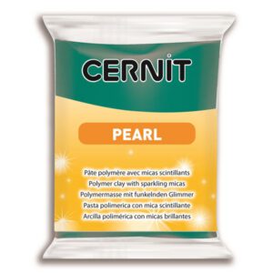 Полімерний моделін "CERNIT-PEARL" 56гр ПЕРЛАМУТР ЗЕЛЕНИЙ