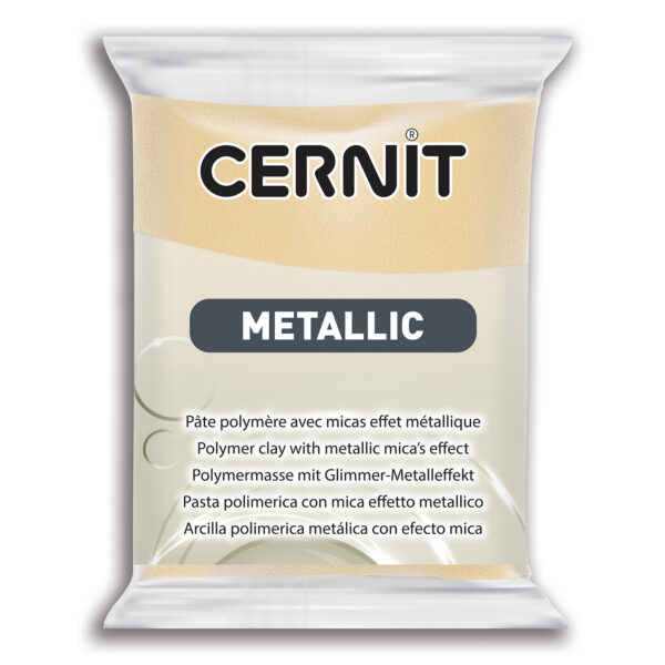 Полімерний моделін "CERNIT-METALLIC" 56гр ШАМПАНСЬКЕ