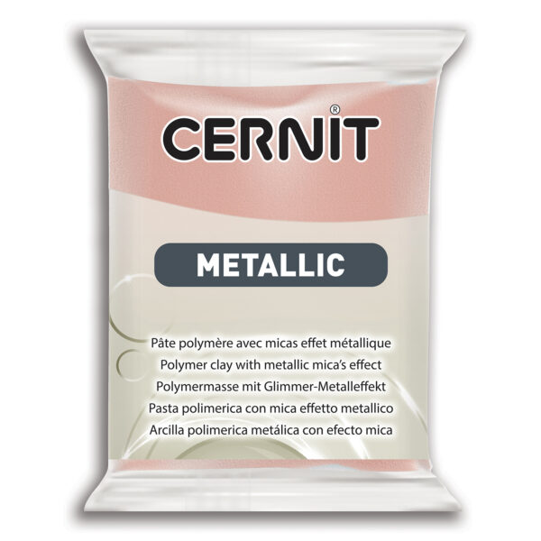 Полімерний моделін "CERNIT-METALLIC" 56гр ЗОЛОТО РОЖЕВЕ
