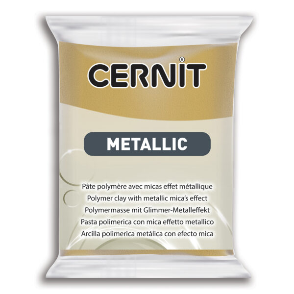 Полімерний моделін "CERNIT-METALLIC" 56гр ЗОЛОТО ТЕМНЕ