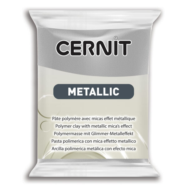 Полімерний моделін "CERNIT-METALLIC" 56гр СРІБЛО
