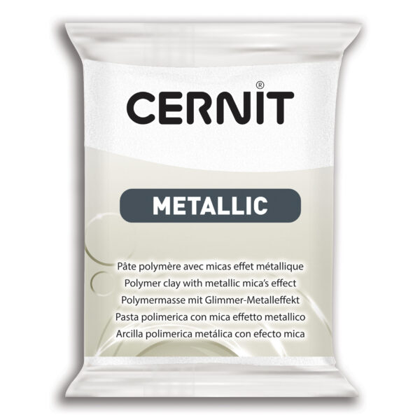Полімерний моделін "CERNIT-METALLIC" 56гр БІЛИЙ ПЕРЛАМУТР