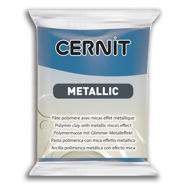 Полімерний моделін "CERNIT-METALLIC" 56гр СИНІЙ