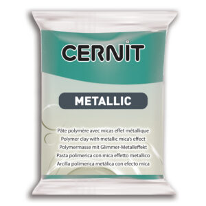 Полімерний моделін "CERNIT-METALLIC" 56гр БІРЮЗОВИЙ