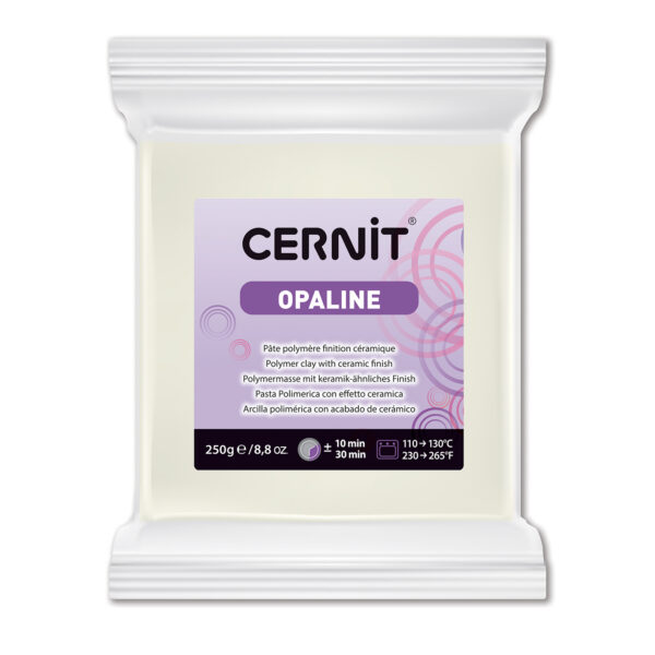 Полімерний моделін "CERNIT-OPALINE" 250гр БІЛИЙ