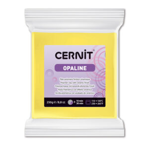 Полімерний моделін "CERNIT-OPALINE" 250гр ЖОВТИЙ ПЕРМАНЕНТНИЙ
