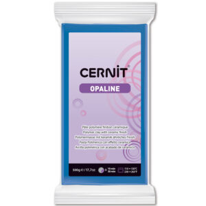 Полімерний моделін "CERNIT-OPALINE" 500гр СИНІЙ ПЕРМАНЕНТНИЙ