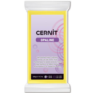 Полімерний моделін "CERNIT-OPALINE" 500гр ЖОВТИЙ ПЕРМАНЕНТНИЙ