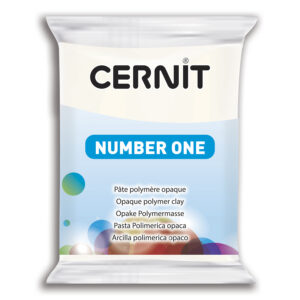 Полімерний моделін "CERNIT NUMBER ONE" 56гр|БІЛИЙ УКРИВИСТИЙ