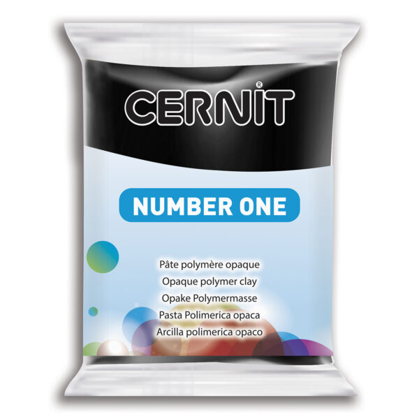 Полімерний моделін "CERNIT NUMBER ONE" 56гр|ЧОРНИЙ