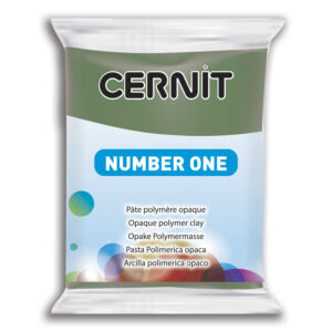 Полімерний моделін "CERNIT NUMBER ONE" 56гр|ОЛИВКОВИЙ