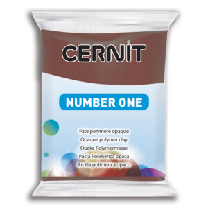 Полімерний моделін "CERNIT NUMBER ONE" 56гр|КОРИЧНЕВИЙ