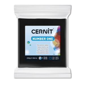 Полімерний моделін "CERNIT NUMBER ONE" 250гр ЧОРНИЙ