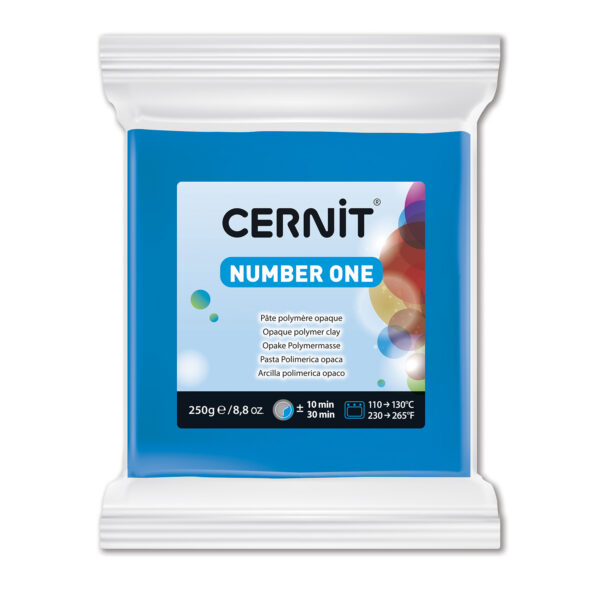 Полімерний моделін "CERNIT NUMBER ONE" 250гр СИНІЙ