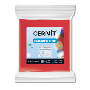 Полімерний моделін "CERNIT NUMBER ONE" 250гр ЧЕРВОНИЙ