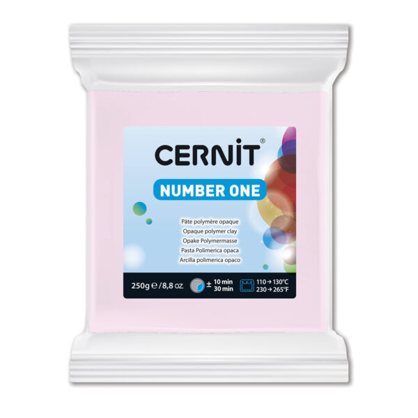 Полімерний моделін "CERNIT NUMBER ONE" 250гр РОЖЕВИЙ СВІТЛИЙ