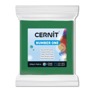 Полімерний моделін "CERNIT NUMBER ONE" 250гр ЗЕЛЕНИЙ