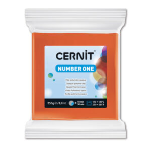 Полімерний моделін "CERNIT NUMBER ONE" 250гр ОРАНЖЕВИЙ