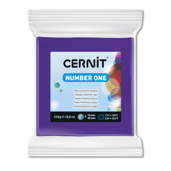 Полімерний моделін "CERNIT NUMBER ONE" 250гр ФІОЛЕТОВИЙ