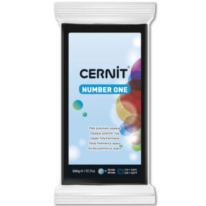 Полімерний моделін "CERNIT NUMBER ONE" 500гр ЧОРНИЙ