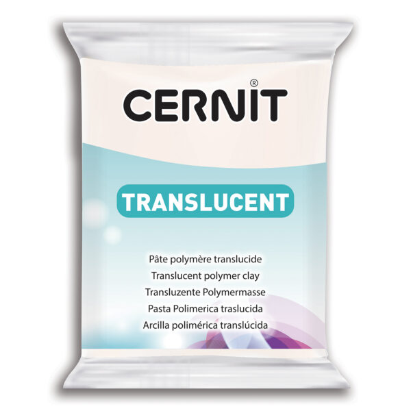 Полімерний моделін "CERNIT-TRANSLUCENT" 56гр ПРОЗОРИЙ