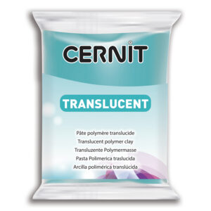 Полімерний моделін "CERNIT-TRANSLUCENT" 56гр прозорий БИРЮЗА