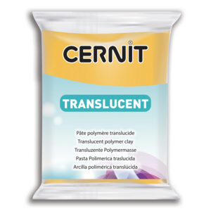 Полімерний моделін "CERNIT-TRANSLUCENT" 56гр прозорий БУРШТИН