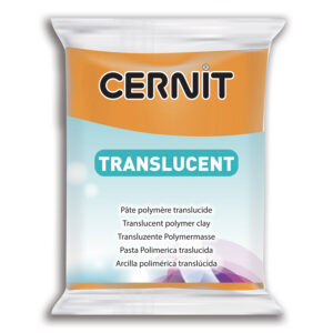 Полімерний моделін "CERNIT-TRANSLUCENT" 56гр прозорий ОРАНЖЕВИЙ