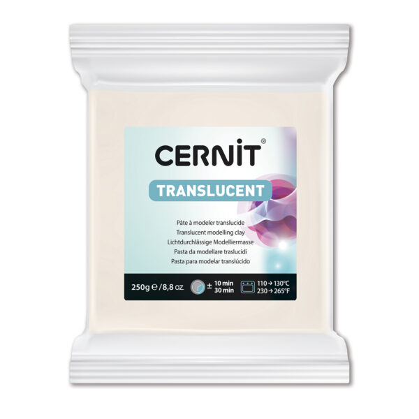 Полімерний моделін "Cernit-Translucent" 250гр  ПРОЗОРИЙ