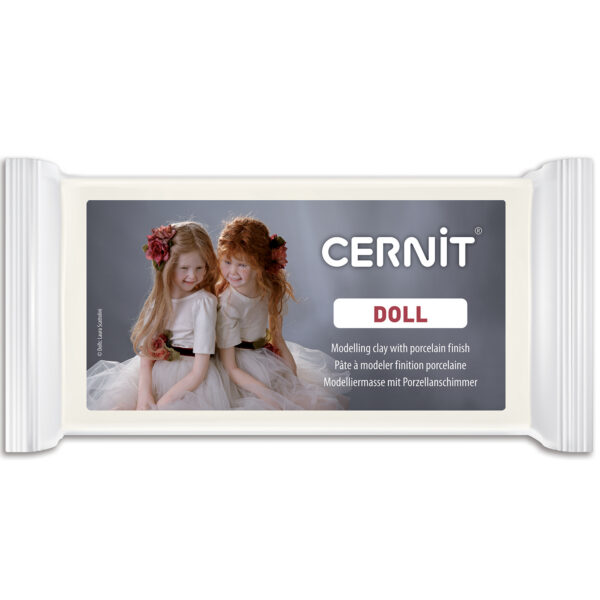 Полімерний моделін "CERNIT DOLL COLLECTION" 500гр БІЛИЙ