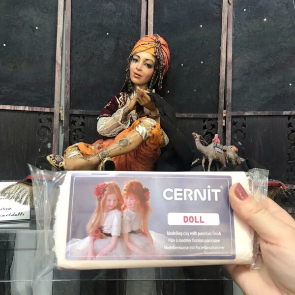 Полімерний моделін "CERNIT DOLL COLLECTION" 500гр КАРАМЕЛЬ - Image 4