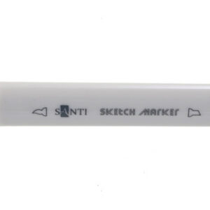 Маркер на водн.осн. двосторонній(пензлик/кругл) Sketch Santi SM-06 ОЛИВКОВИЙ