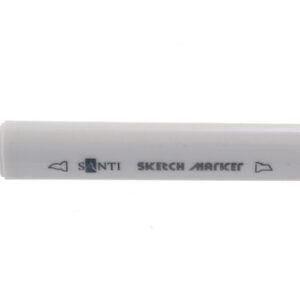 Маркер на водн.осн. двосторонній(пензлик/кругл) Sketch Santi SM-18 КОРАЛОВИЙ