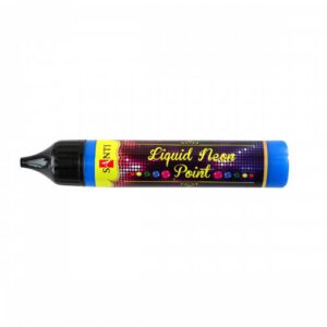 Гель акрил.на водн.осн.ЗD эффект "Liquid neon gel" Santi 25мл ФЛЮОР СИНІЙ