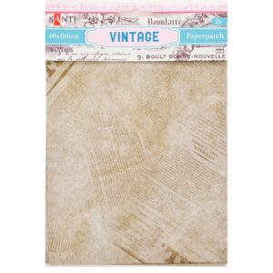 Папір для декупаж 17г  Santi 2арк. 40х60см "Vintage" 3