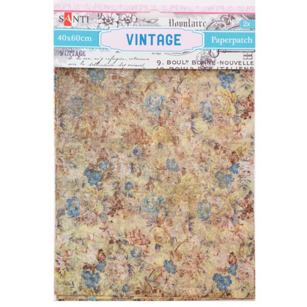 Папір для декупаж 17г  Santi 2арк. 40х60см "Vintage" 1