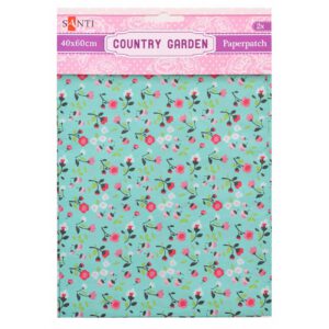 Папір для декупаж 17г  Santi 2арк. 40х60см "Country garden"