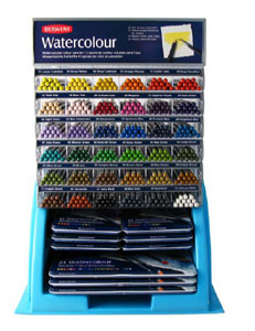 !Дисплей для карандашей"WaterColour" 1ящ.(6) Х 36 ячеек (432 каранаша)