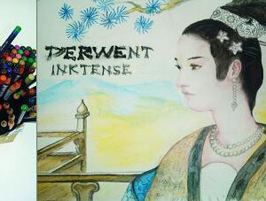 Олівець акв. Inktense Derwent (Имитация кит.туши)  0100 ЛИМОННИЙ