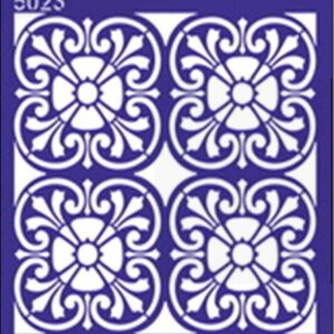 Трафарет самоклеющ.многораз14,5х14,5см №5023 ФОНОВЫЙ ОРНАМЕНТ МОДЕРН