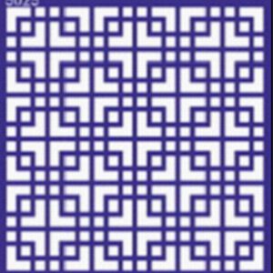 Трафарет самоклеющ.многораз14,5х14,5см №5025 ФОНОВЫЙ ОРНАМЕНТ РЕШЕТКА ИЗ КВАДРАТОВ