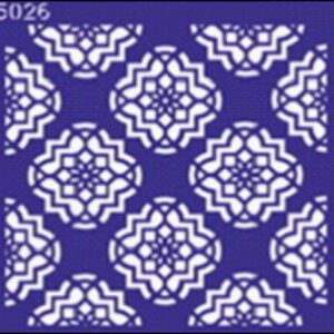 Трафарет самоклеющ.многораз14,5х14,5см №5026 ФОНОВЫЙ ОРНАМЕНТ ОРНАМЕНТ ВОСТОЧНЫЙ